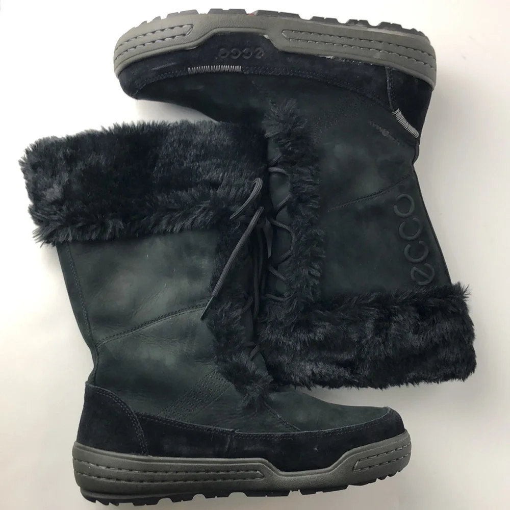 Ecco Siberia Hydromax Black Boots